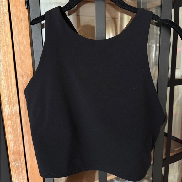 Athleta Purpose Cropped Sports Bra Tank Top racerback seamless soft workout - Picture 2 of 5